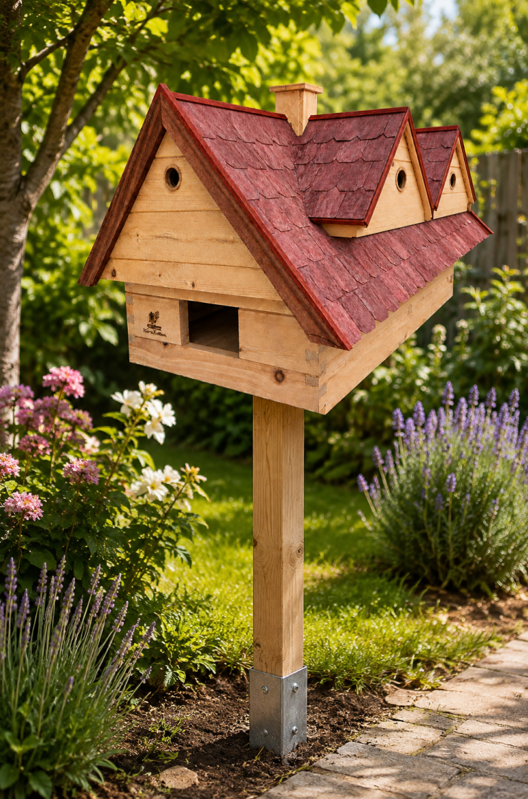 Vogelhaus KornKotten Kolonie KornKotten Kolonie – modulares Vogelhaus mit mehreren Nistplätzen